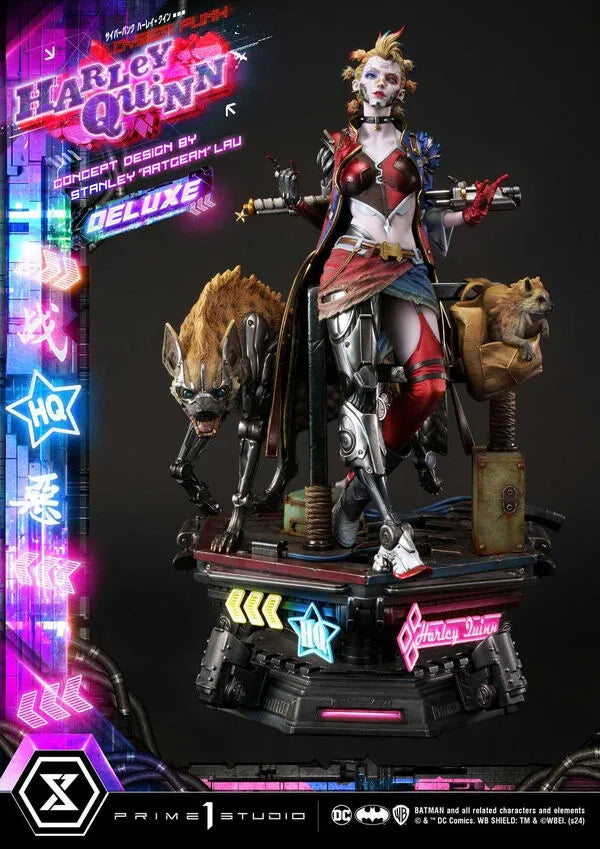 Batman - Bud - Harley Quinn - Lou - Ultimate Premium Masterline (UPMDC-08DX) - 1/4 - Cyberpunk, DX Version (Prime 1 Studio)ㅤ – Prime 1 Studio – ActionFigureBrasil