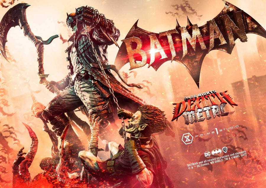 Batman (Deluxe Bonus Version) Dark Nights: Death Metal (Comics) – Prime1Studio – ActionFigure Brasil