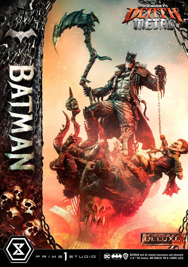 Batman (Deluxe Bonus Version) Dark Nights: Death Metal (Comics) – Prime1Studio – ActionFigure Brasil