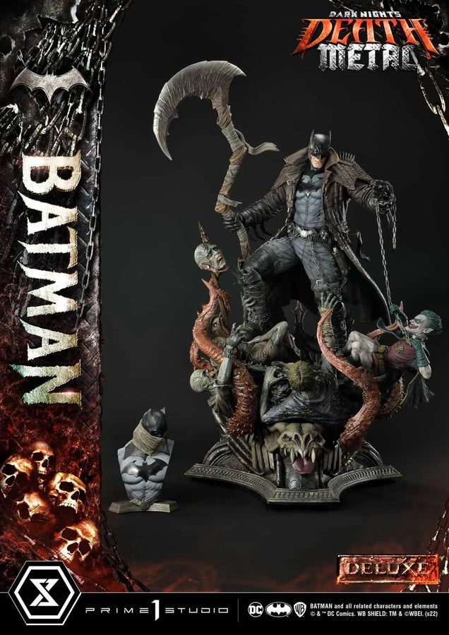 Batman (Deluxe Version) Dark Nights: Death Metal (Comics) – Prime1Studio – ActionFigure Brasil