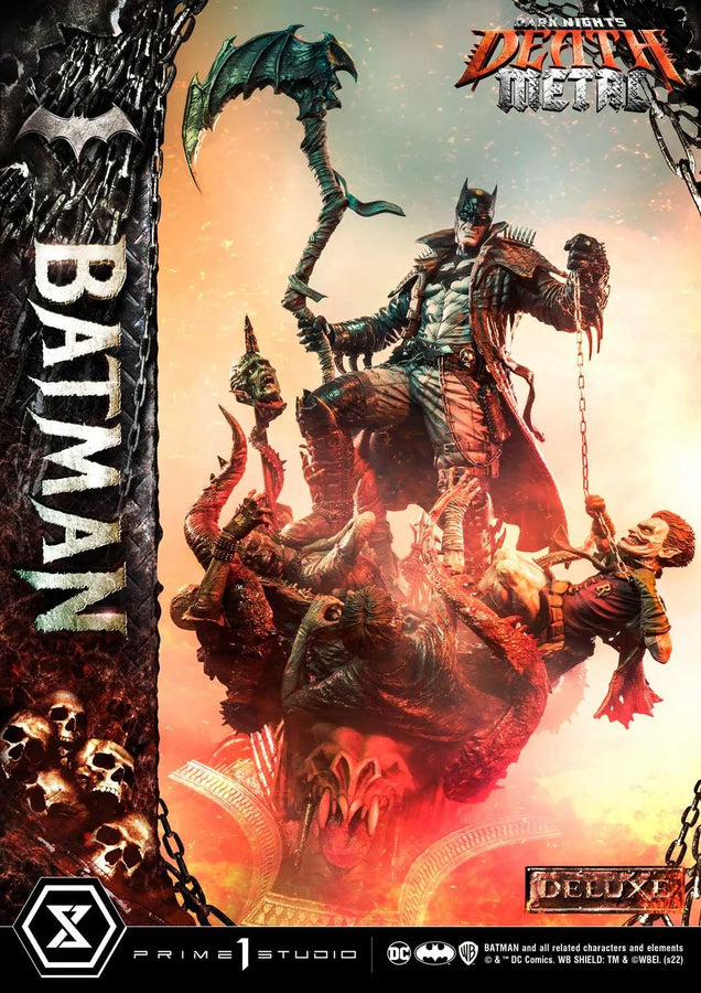 Batman (Deluxe Version) Dark Nights: Death Metal (Comics) – Prime1Studio – ActionFigure Brasil