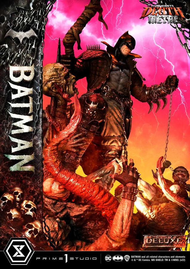 Batman (Deluxe Version) Dark Nights: Death Metal (Comics) – Prime1Studio – ActionFigure Brasil