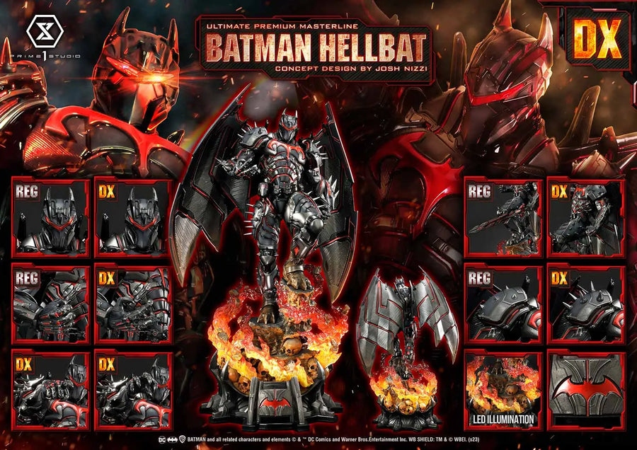 Batman Hellbat (Deluxe Bonus Version) Batman (Comics) – Prime1Studio – ActionFigure Brasil