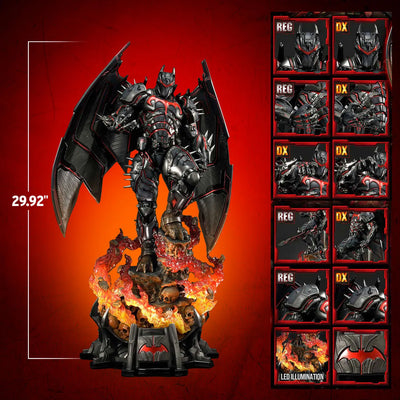 Batman Hellbat (Deluxe Version) - LIMITED EDITION: 25 (Deluxe Version) – Prime 1 Studio – ActionFigure Brasil — close