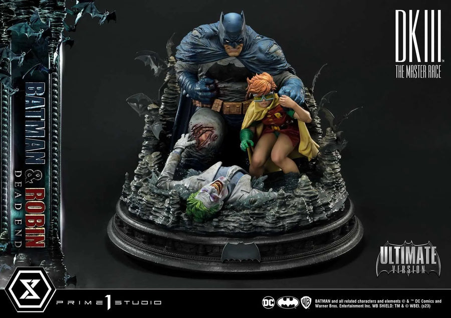 Batman & Robin Dead End (Ultimate Bonus Version) Batman Dark Knight III The Master Race (Comics) – Prime1Studio – ActionFigure Brasil