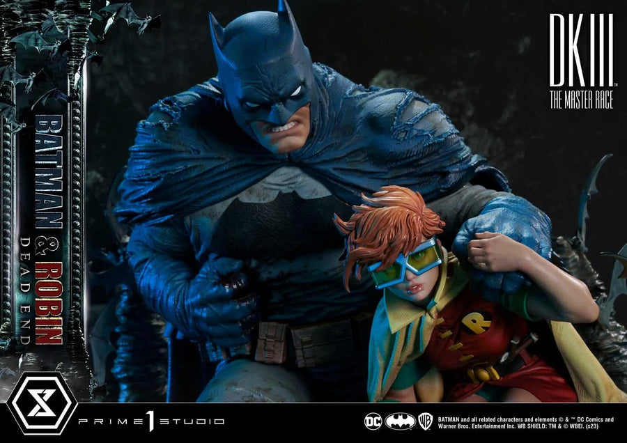 Batman & Robin Dead End (Ultimate Bonus Version) Batman Dark Knight III The Master Race (Comics) – Prime1Studio – ActionFigure Brasil