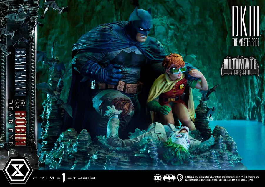 Batman & Robin Dead End (Ultimate Bonus Version) Batman Dark Knight III The Master Race (Comics) – Prime1Studio – ActionFigure Brasil