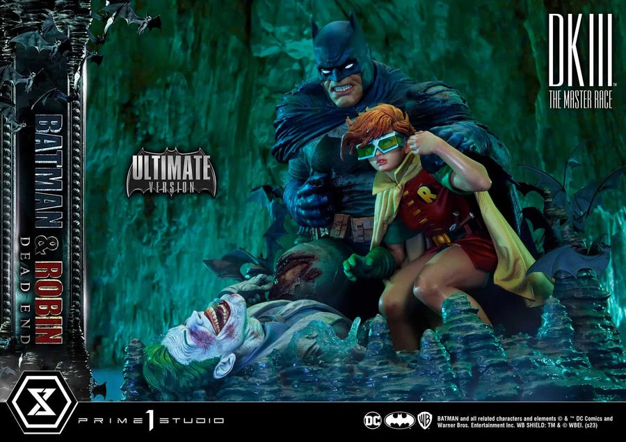 Batman & Robin Dead End (Ultimate Bonus Version) Batman Dark Knight III The Master Race (Comics) – Prime1Studio – ActionFigure Brasil