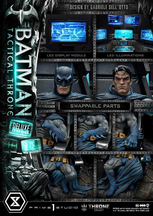 Batman Tactical Throne (Deluxe Version) - LIMITED EDITION: 150 (Deluxe Version) – Prime 1 Studio – ActionFigure Brasil