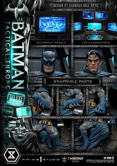 Batman Tactical Throne (Deluxe Version) - LIMITED EDITION: 150 (Deluxe Version) – Prime 1 Studio – ActionFigure Brasil — acessórios