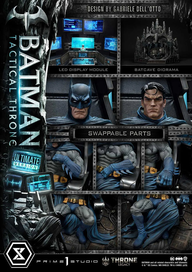 Batman Tactical Throne (Ultimate Bonus Version) - LIMITED EDITION: 150 (Ultimate Bonus Version) – Prime 1 Studio – ActionFigure Brasil