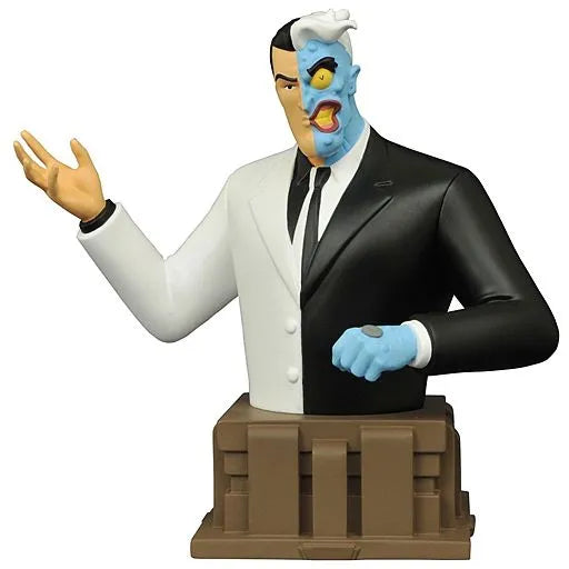 Batman: The Animated Series - DC Mini Bust: Two Faceㅤ – Diamond Select Toys – ActionFigureBrasil