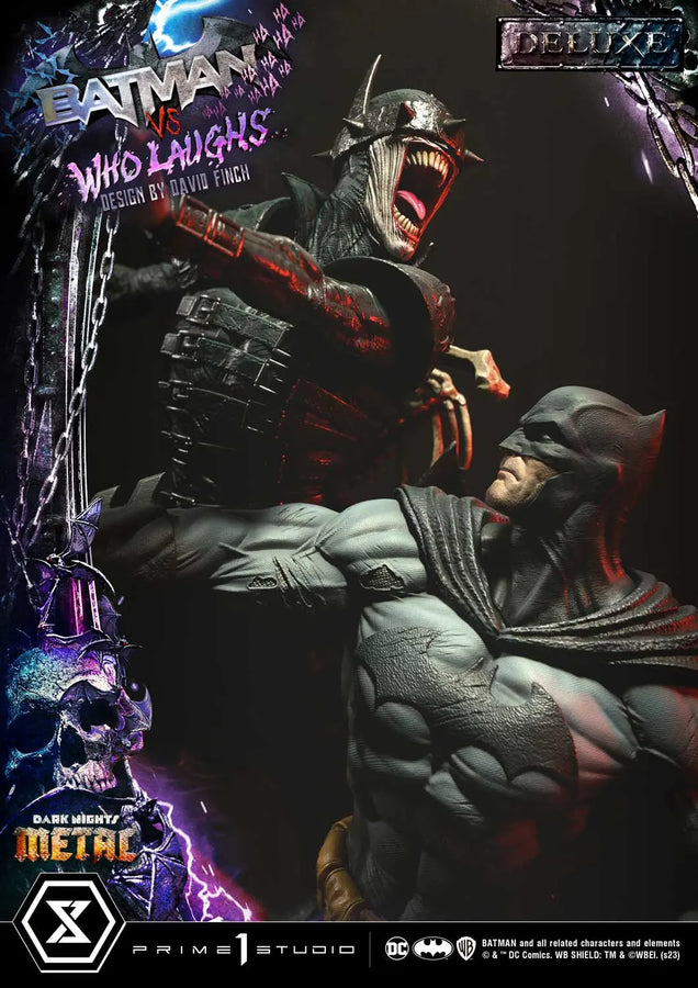 Batman versus Batman Who Laughs (Deluxe Bonus Version) Dark Nights: Metal (Comics) – Prime1Studio – ActionFigure Brasil