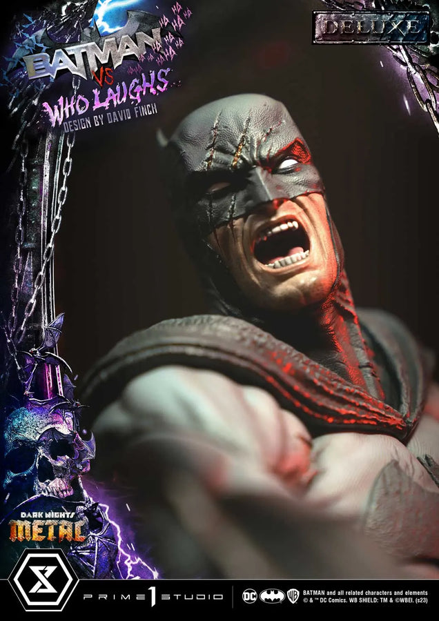 Batman versus Batman Who Laughs (Deluxe Bonus Version) Dark Nights: Metal (Comics) – Prime1Studio – ActionFigure Brasil