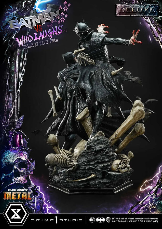 Batman versus Batman Who Laughs (Deluxe Bonus Version) Dark Nights: Metal (Comics) – Prime1Studio – ActionFigure Brasil