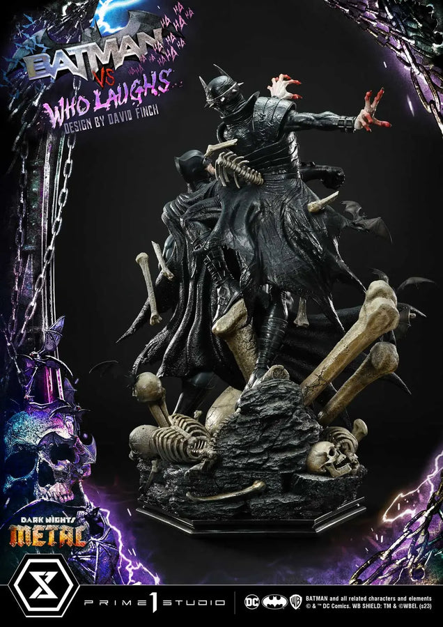 Batman versus Batman Who Laughs (Deluxe Bonus Version) Dark Nights: Metal (Comics) – Prime1Studio – ActionFigure Brasil