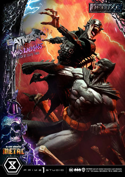 Batman versus Batman Who Laughs (Deluxe Version) Dark Nights: Metal (Comics) – Prime1Studio – ActionFigure Brasil