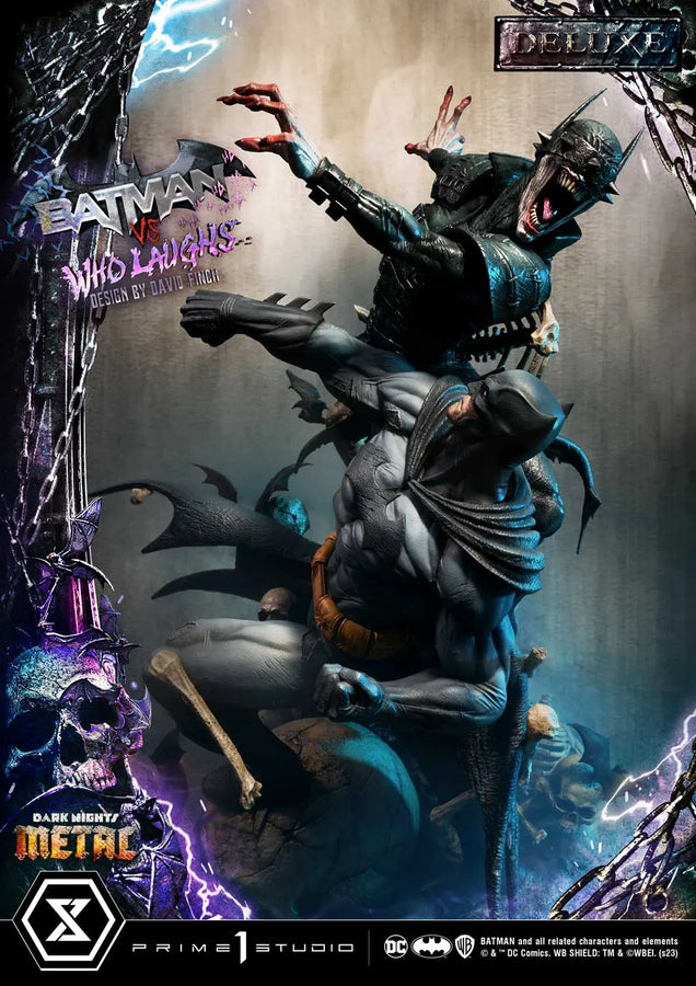 Batman versus Batman Who Laughs (Deluxe Version) Dark Nights: Metal (Comics) – Prime1Studio – ActionFigure Brasil