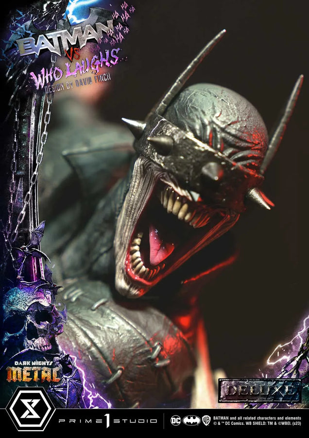 Batman versus Batman Who Laughs (Deluxe Version) Dark Nights: Metal (Comics) – Prime1Studio – ActionFigure Brasil