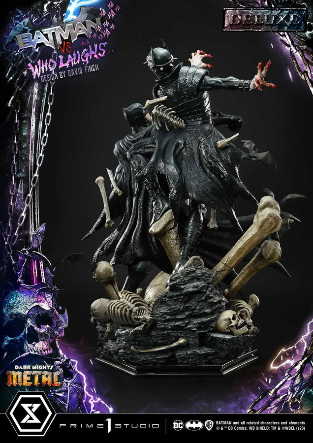 Batman versus Batman Who Laughs (Deluxe Version) Dark Nights: Metal (Comics) – Prime1Studio – ActionFigure Brasil