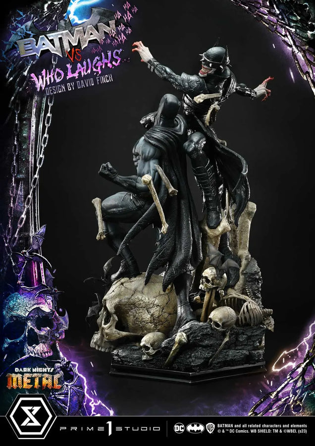 Batman versus Batman Who Laughs (Deluxe Version) Dark Nights: Metal (Comics) – Prime1Studio – ActionFigure Brasil