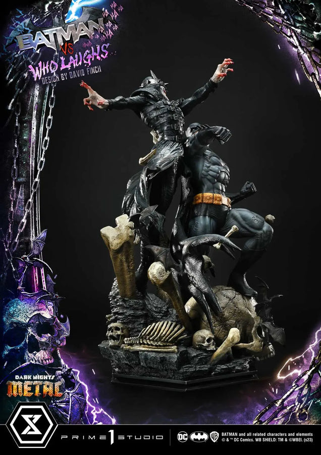 Batman versus Batman Who Laughs (Deluxe Version) Dark Nights: Metal (Comics) – Prime1Studio – ActionFigure Brasil
