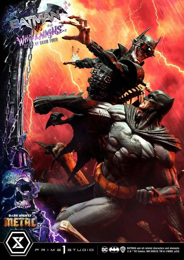 Batman versus Batman Who Laughs (Regular Version) Dark Nights: Metal (Comics) – Prime1Studio – ActionFigure Brasil