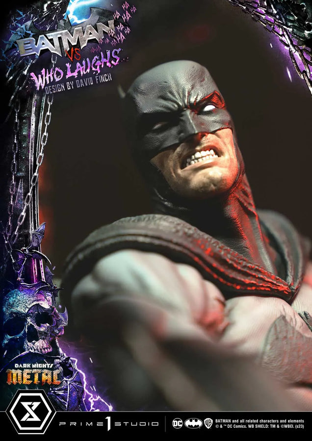 Batman versus Batman Who Laughs (Regular Version) Dark Nights: Metal (Comics) – Prime1Studio – ActionFigure Brasil