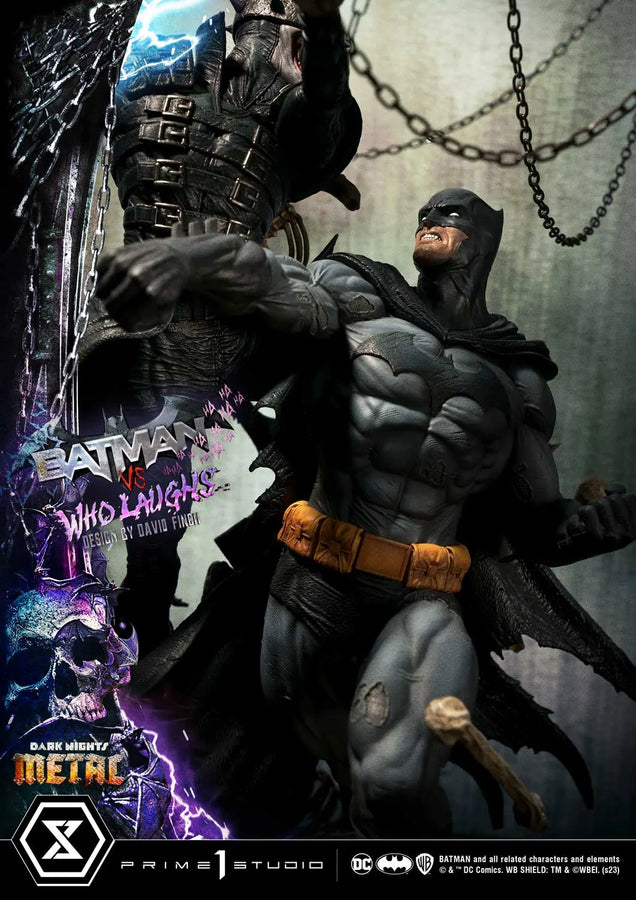 Batman versus Batman Who Laughs (Regular Version) Dark Nights: Metal (Comics) – Prime1Studio – ActionFigure Brasil