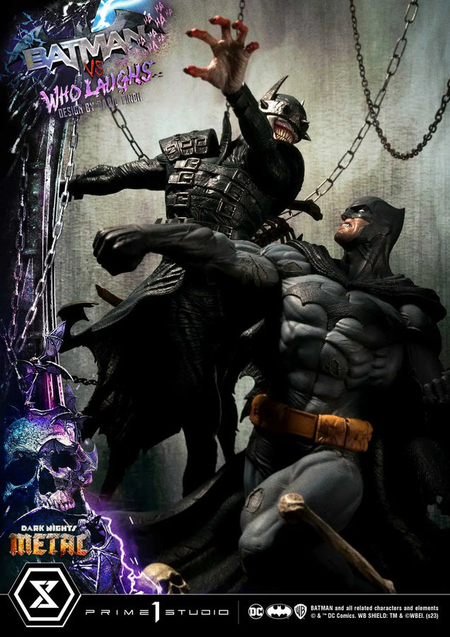 Batman versus Batman Who Laughs (Regular Version) Dark Nights: Metal (Comics) – Prime1Studio – ActionFigure Brasil