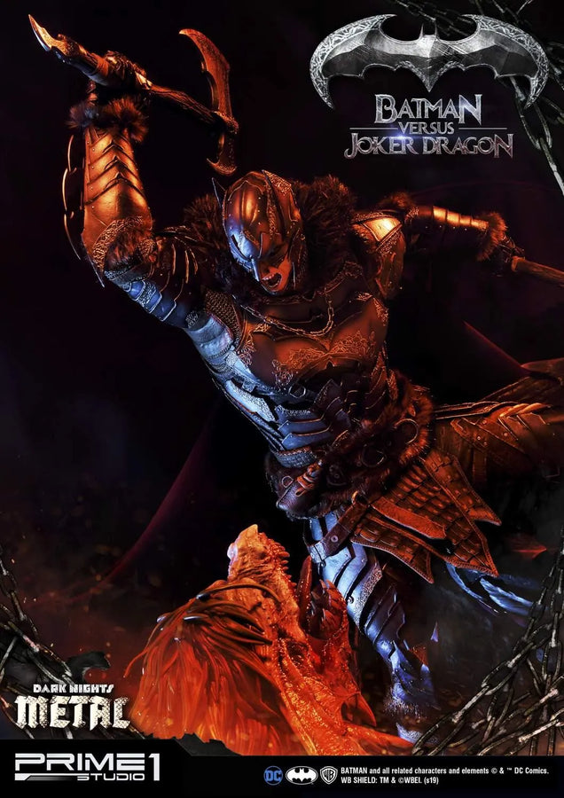 Batman Versus Joker Dragon (Deluxe Version) Dark Nights: Metal (Comics) – Prime1Studio – ActionFigure Brasil