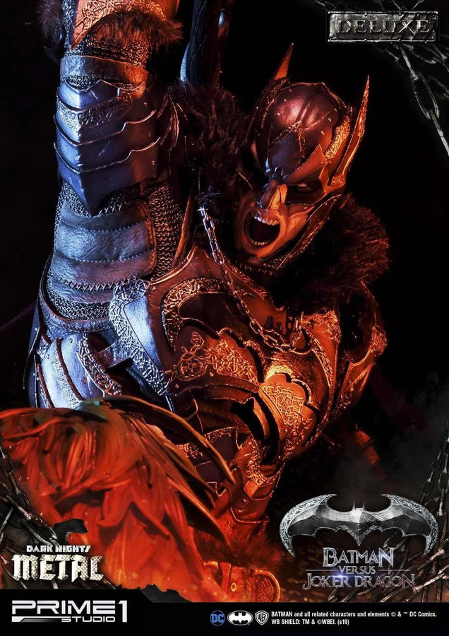 Batman Versus Joker Dragon (Deluxe Version) Dark Nights: Metal (Comics) – Prime1Studio – ActionFigure Brasil