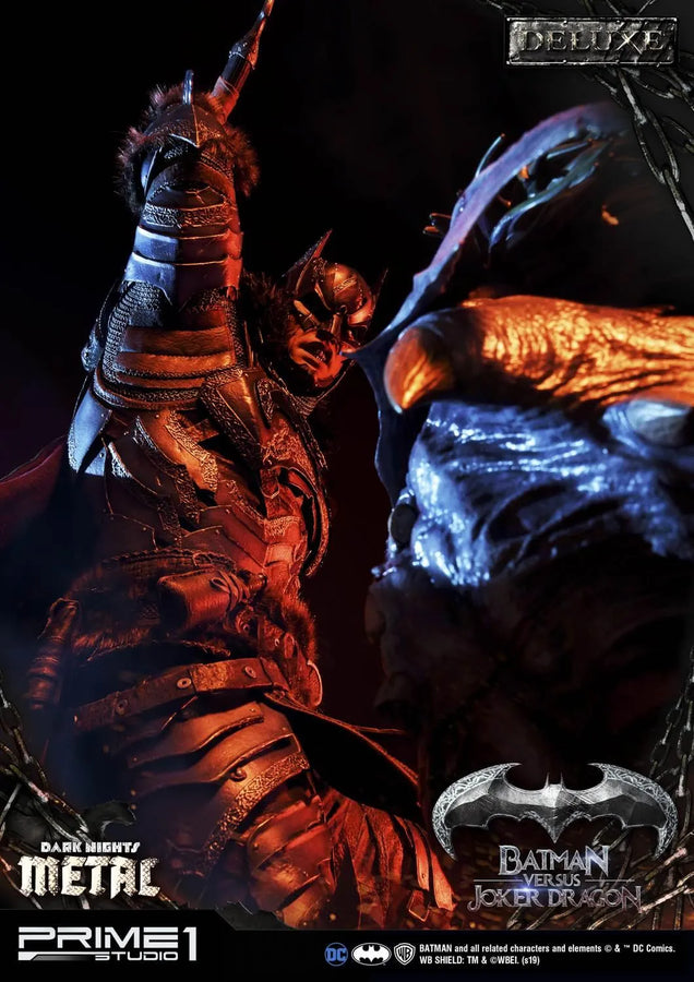 Batman Versus Joker Dragon (Deluxe Version) Dark Nights: Metal (Comics) – Prime1Studio – ActionFigure Brasil