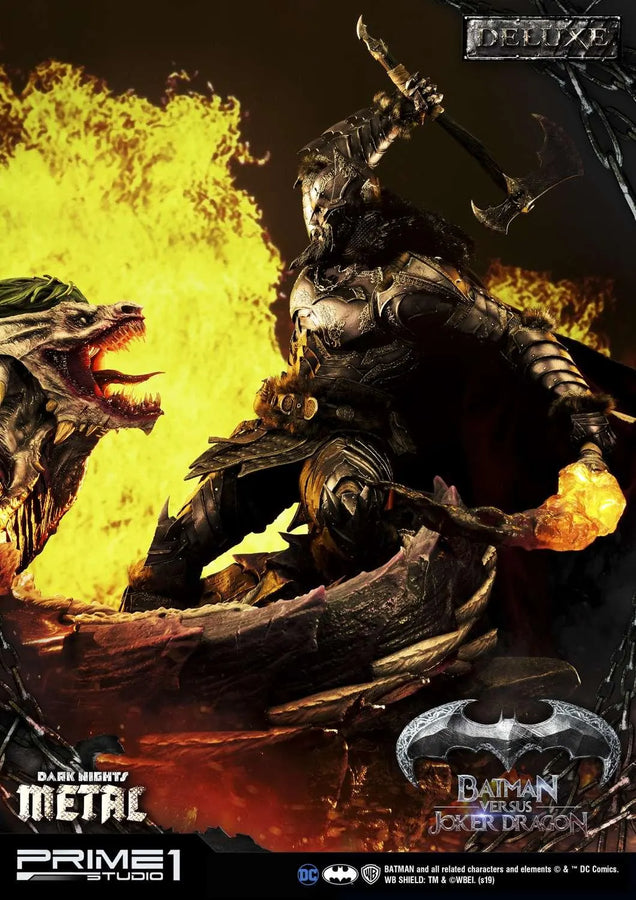 Batman Versus Joker Dragon (Deluxe Version) Dark Nights: Metal (Comics) – Prime1Studio – ActionFigure Brasil