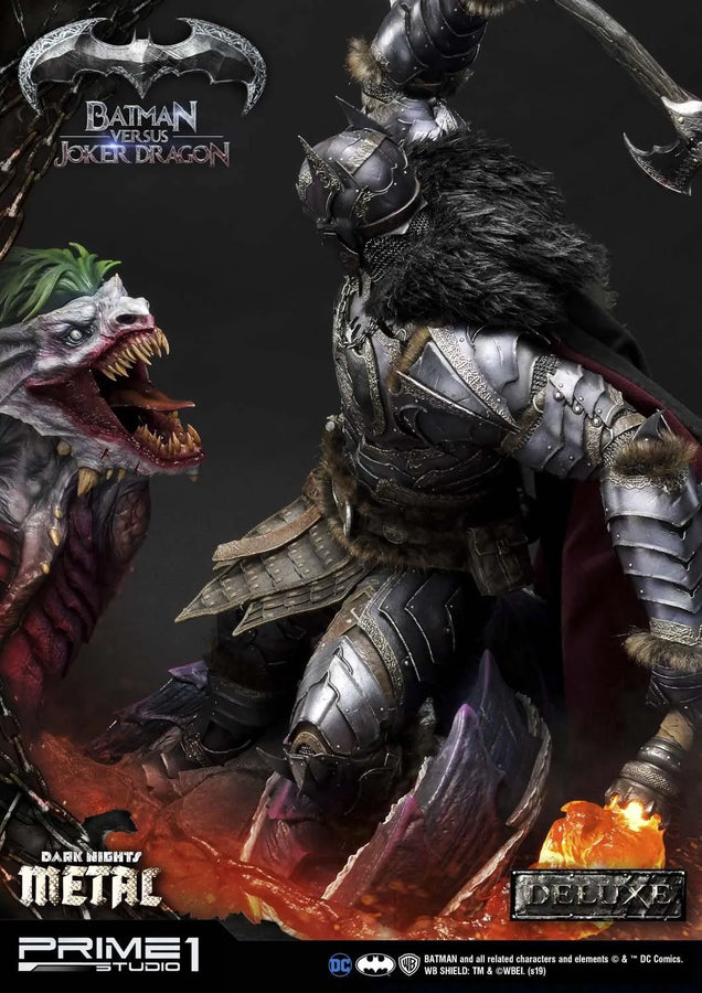 Batman Versus Joker Dragon (Deluxe Version) Dark Nights: Metal (Comics) – Prime1Studio – ActionFigure Brasil
