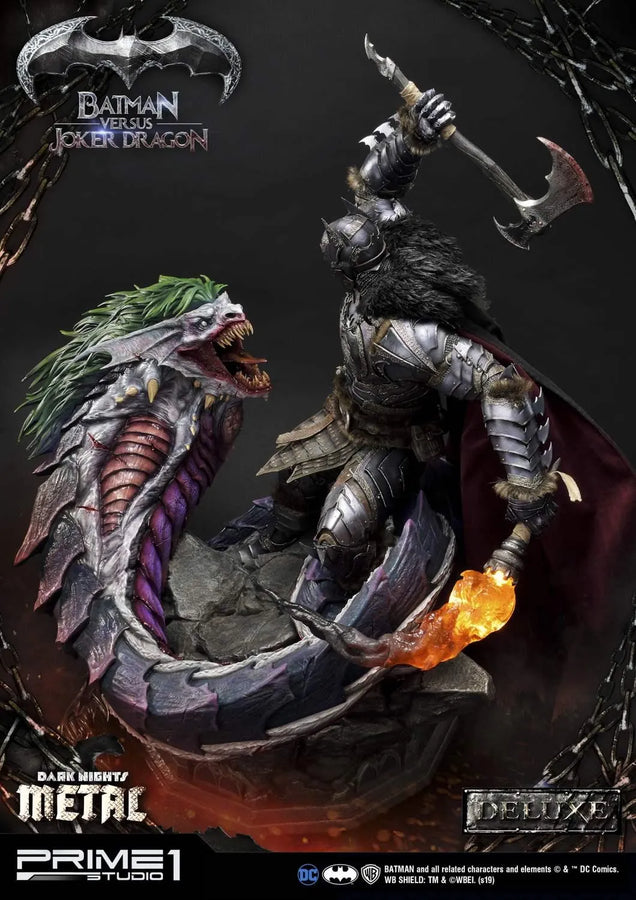 Batman Versus Joker Dragon (Deluxe Version) Dark Nights: Metal (Comics) – Prime1Studio – ActionFigure Brasil