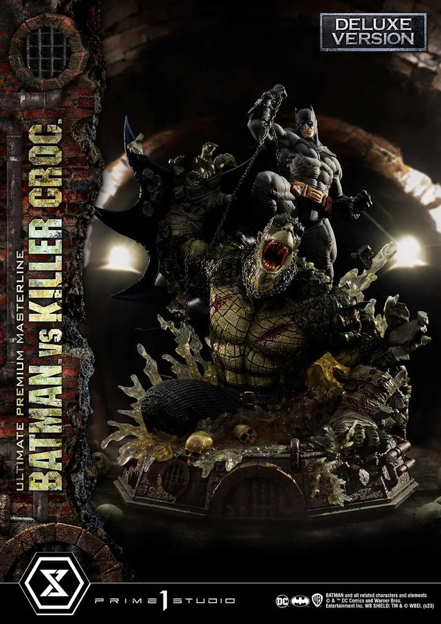 Batman Versus Killer Croc (Deluxe Bonus Version) Batman (Comics) – Prime1Studio – ActionFigure Brasil