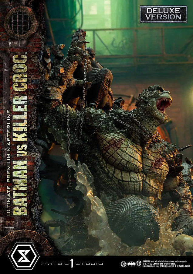 Batman Versus Killer Croc (Deluxe Bonus Version) Batman (Comics) – Prime1Studio – ActionFigure Brasil