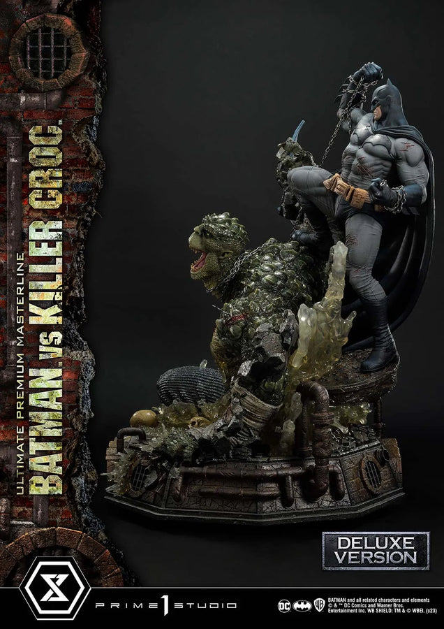 Batman Versus Killer Croc (Deluxe Bonus Version) Batman (Comics) – Prime1Studio – ActionFigure Brasil