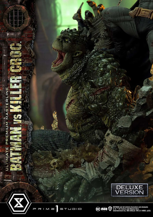 Batman Versus Killer Croc (Deluxe Bonus Version) Batman (Comics) – Prime1Studio – ActionFigure Brasil