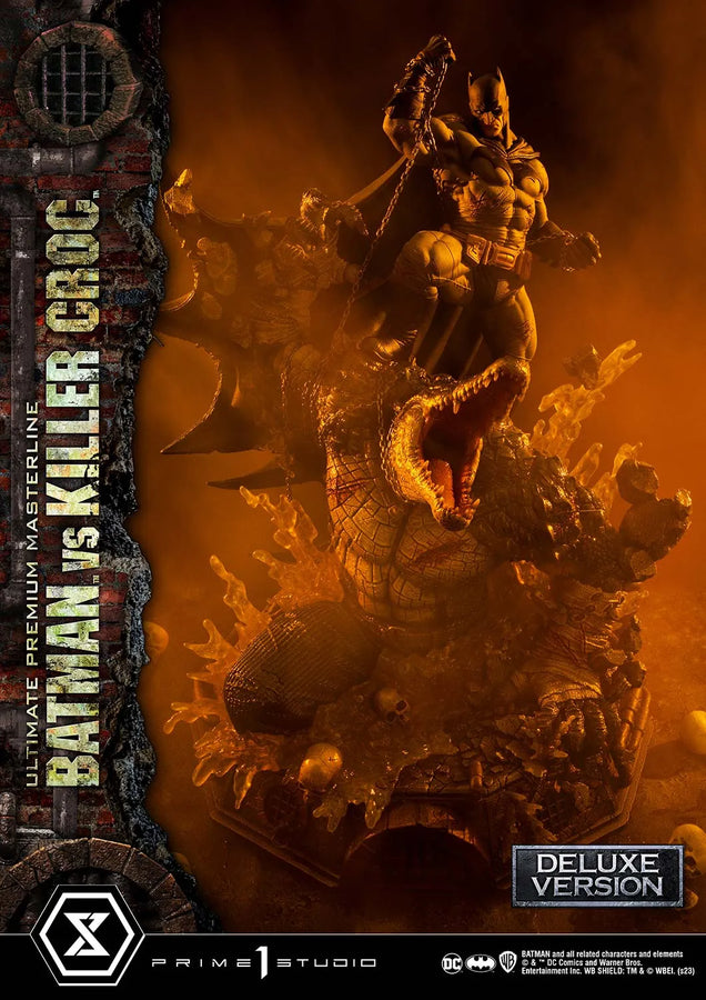 Batman Versus Killer Croc (Deluxe Bonus Version) Batman (Comics) – Prime1Studio – ActionFigure Brasil
