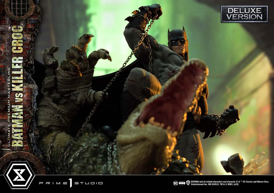 Batman Versus Killer Croc (Deluxe Bonus Version) Batman (Comics) – Prime1Studio – ActionFigure Brasil