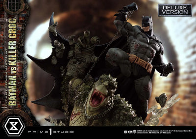 Batman Versus Killer Croc (Deluxe Bonus Version) Batman (Comics) – Prime1Studio – ActionFigure Brasil