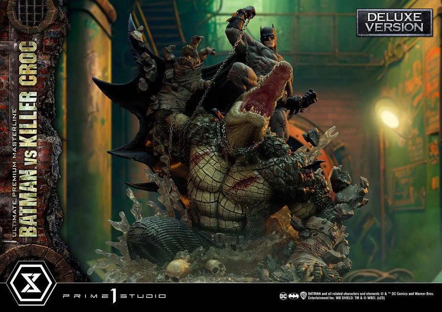 Batman Versus Killer Croc (Deluxe Version) Batman (Comics) – Prime1Studio – ActionFigure Brasil