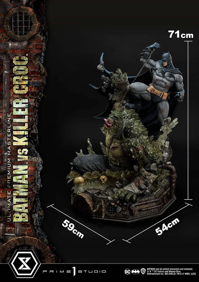 Batman Versus Killer Croc (Deluxe Version) Batman (Comics) – Prime1Studio – ActionFigure Brasil