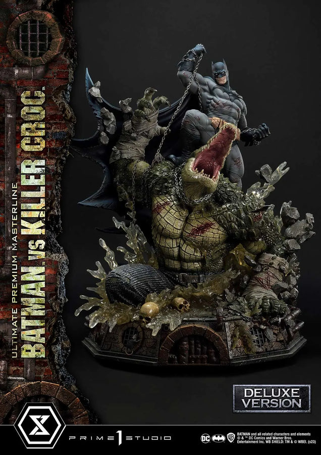 Batman Versus Killer Croc (Deluxe Version) Batman (Comics) – Prime1Studio – ActionFigure Brasil