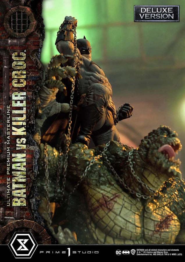 Batman Versus Killer Croc (Deluxe Version) Batman (Comics) – Prime1Studio – ActionFigure Brasil