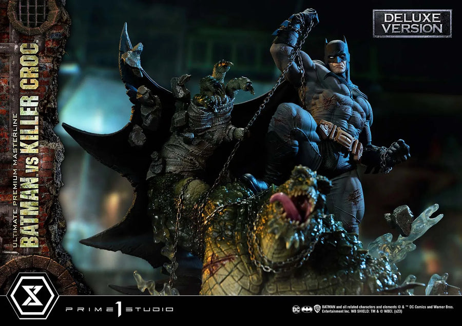 Batman Versus Killer Croc (Deluxe Version) Batman (Comics) – Prime1Studio – ActionFigure Brasil
