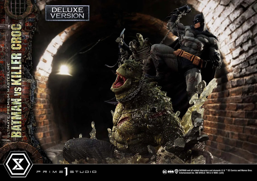 Batman Versus Killer Croc (Deluxe Version) Batman (Comics) – Prime1Studio – ActionFigure Brasil