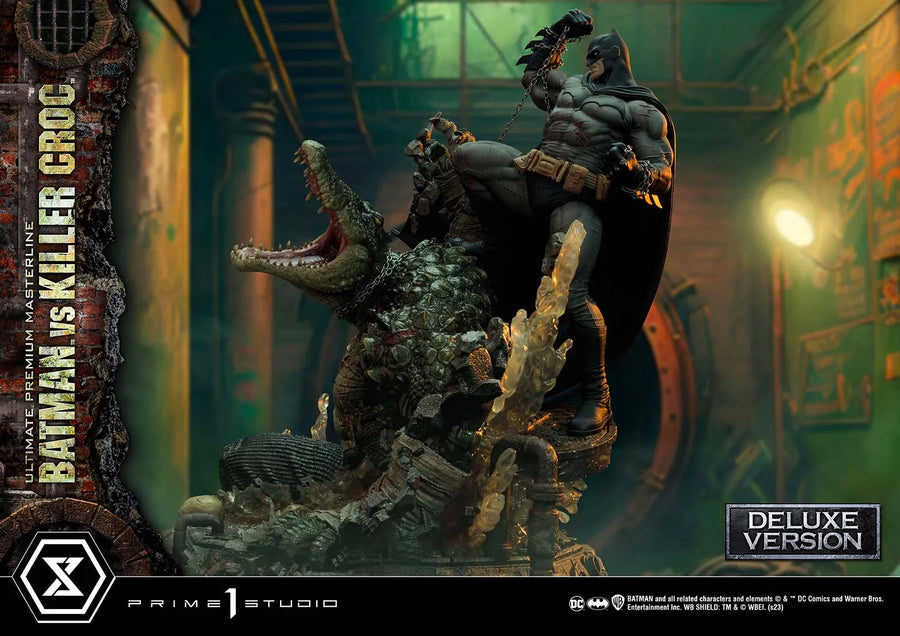 Batman Versus Killer Croc (Deluxe Version) Batman (Comics) – Prime1Studio – ActionFigure Brasil